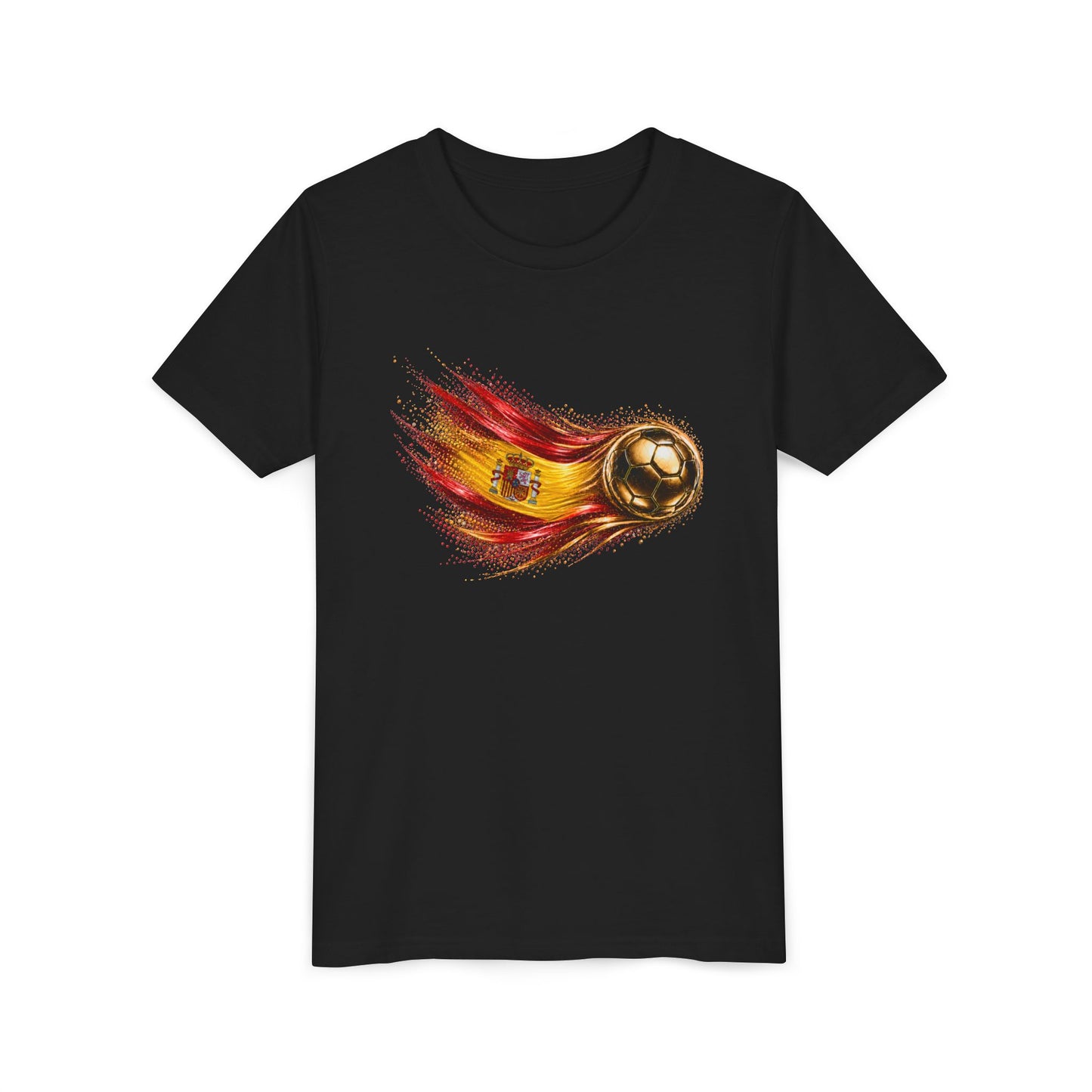 Kids Front Print | Spain Flag Tee | Bandera de España