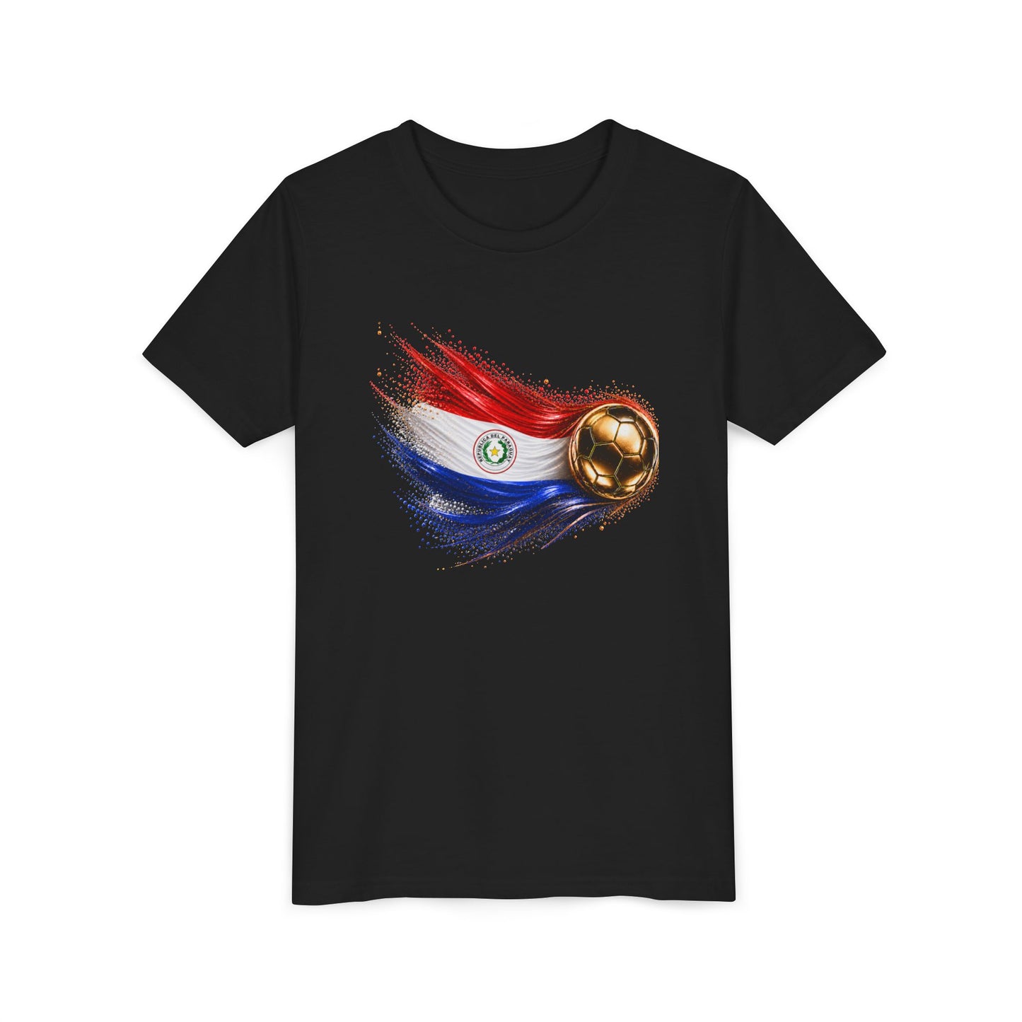 Kids Front Print | Paraguay Flag Tee | Bandera de Paraguay