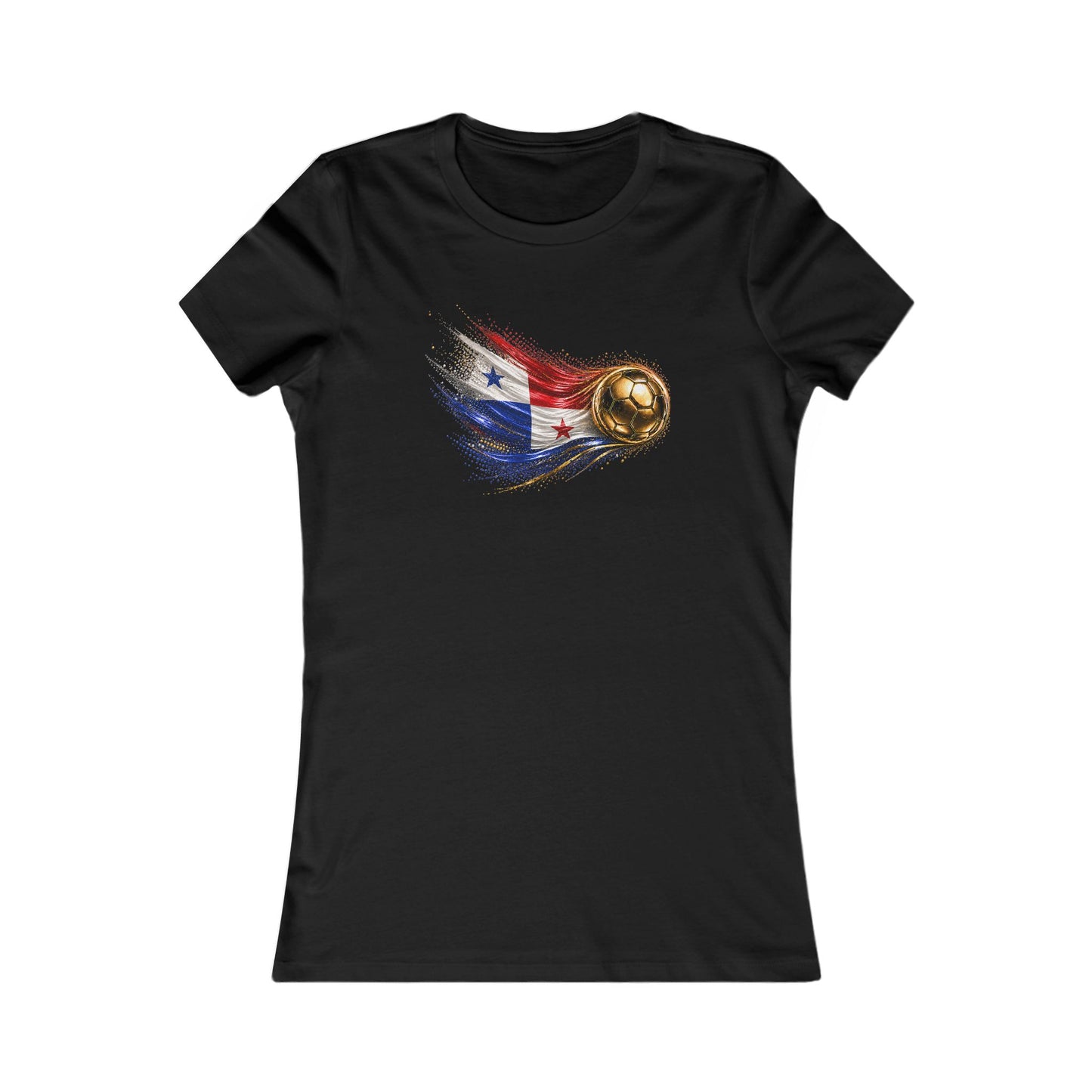 Women’s Fitted Front Print | Panama Flag Tee | Bandera de Panamá