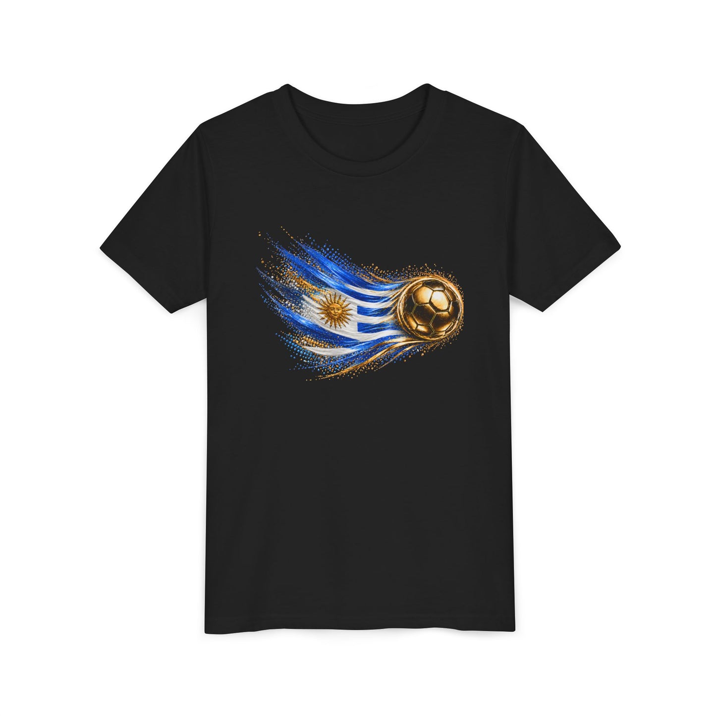 Kids Front Print | Uruguay Flag Tee | Bandera de Uruguay