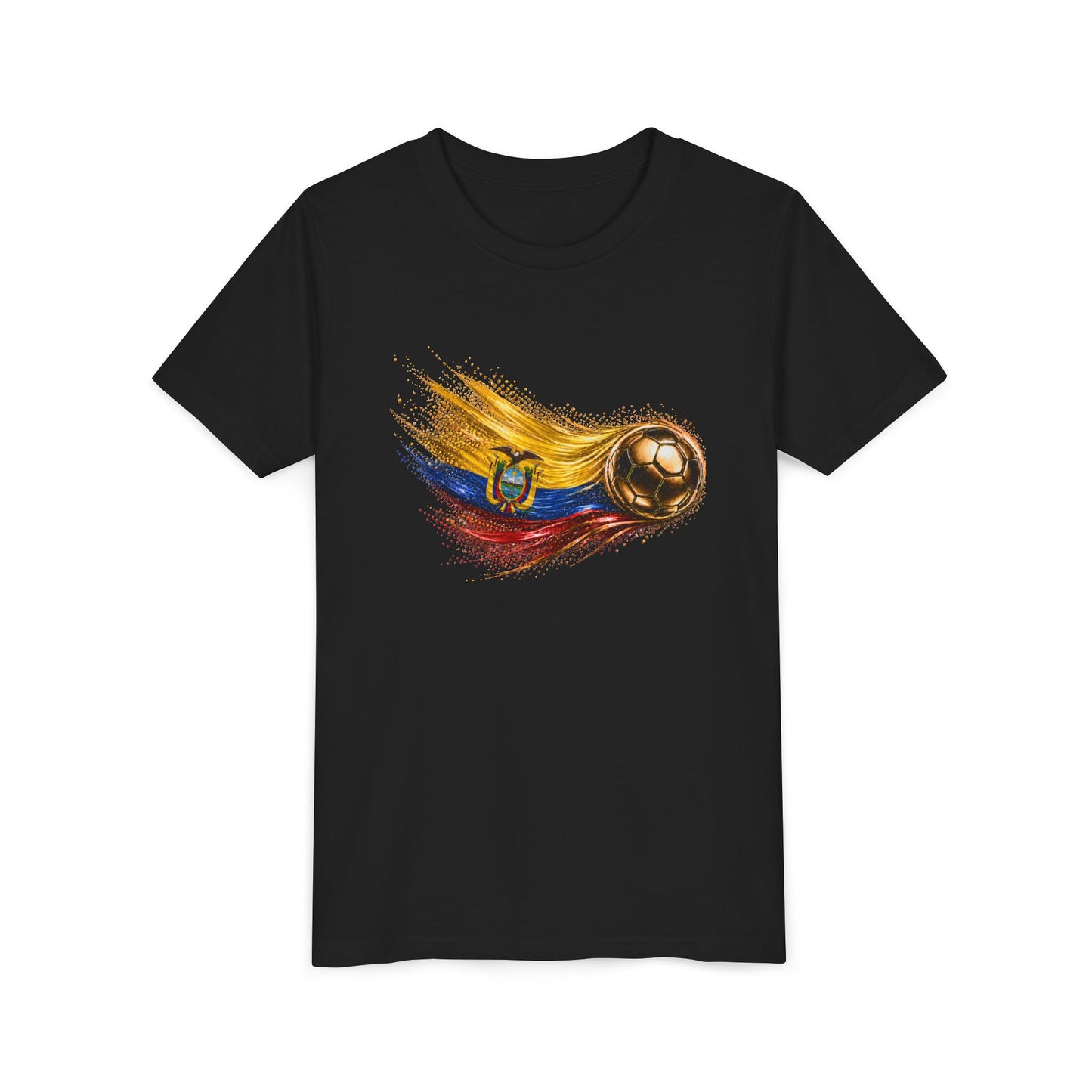 Kids Front Print | Ecuador Flag Tee | Bandera de Ecuador