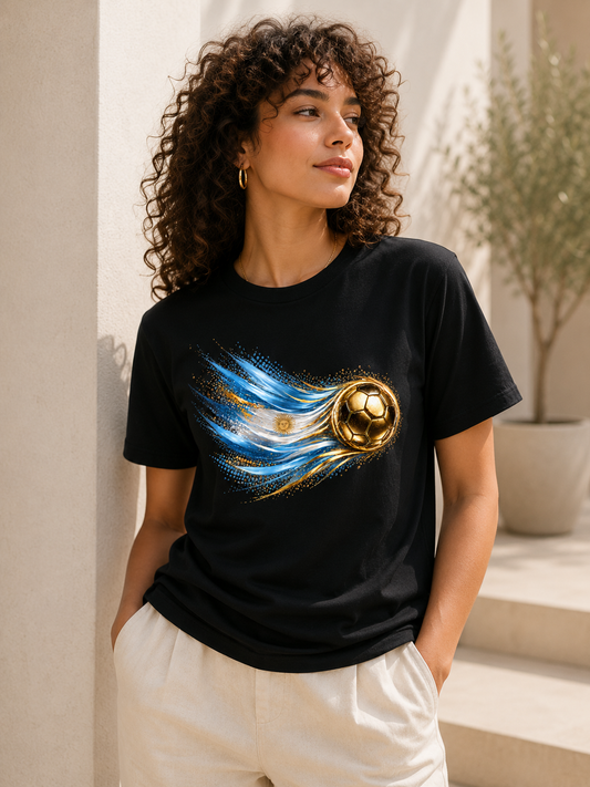 Front Print | Argentina Flag Tee | Bandera Argentina