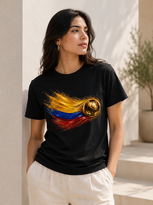 Front Print | Colombia Flag Tee | Bandera de Colombia