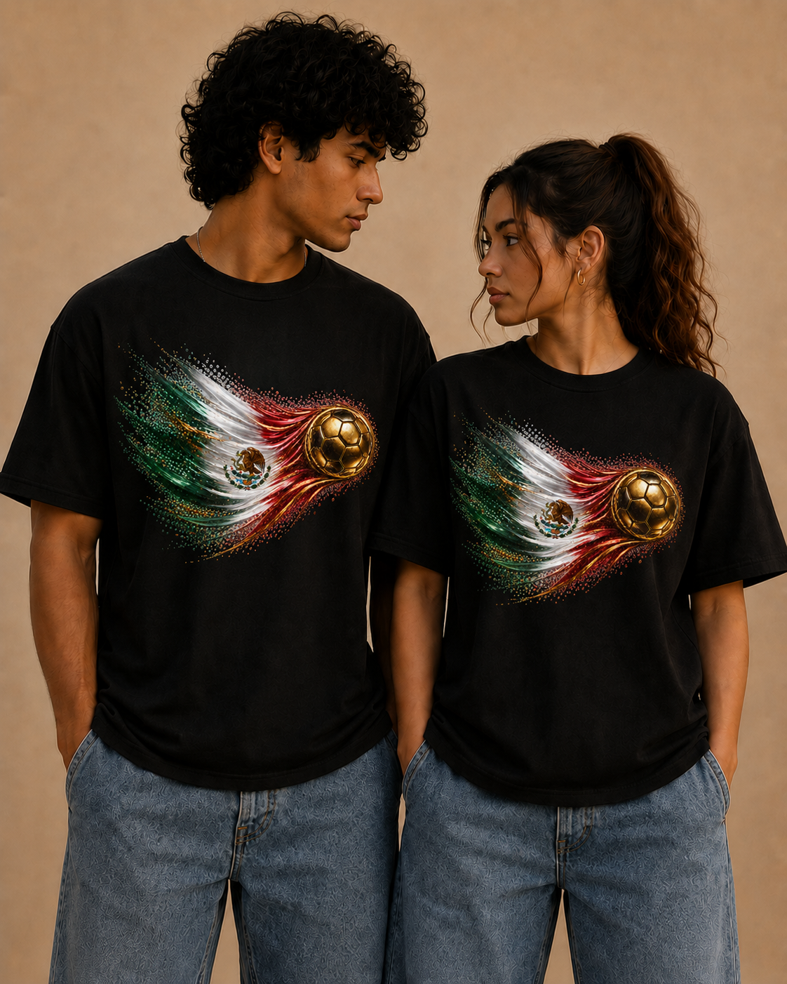 Front Print | Mexico Flag Tee | Bandera de México