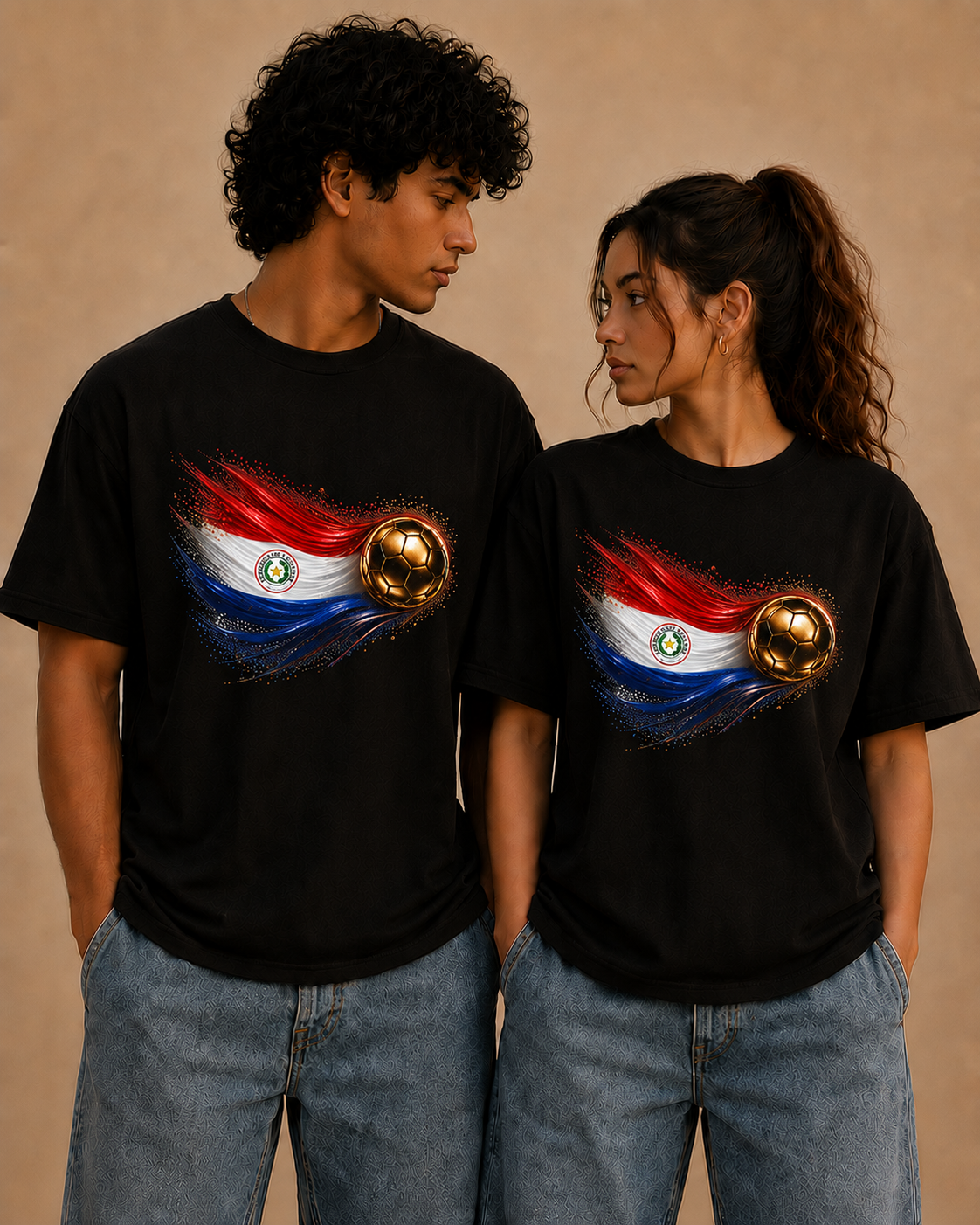 Front Print | Paraguay Flag Tee | Bandera de Paraguay