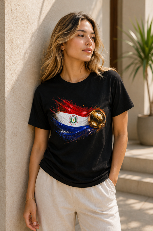 Front Print | Paraguay Flag Tee | Bandera de Paraguay